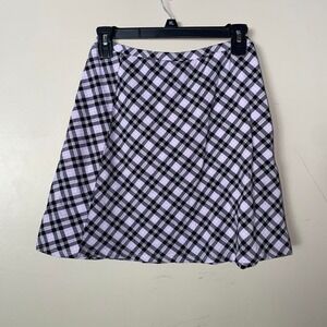 Kids purple hm plaid skirt